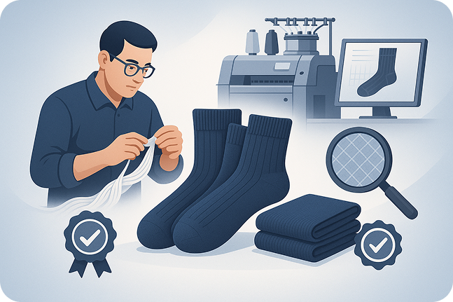 AIMS Hosiery factory and production